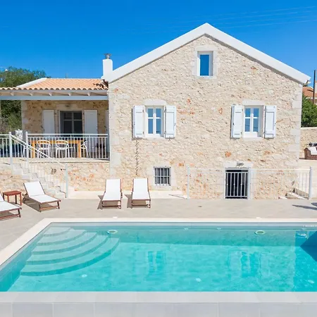 Fiscardo Luxury Stone Alex ,with Sunset View! Villa Fiskardo