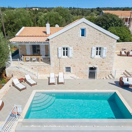 Fiscardo Luxury Stone Alex ,with Sunset View! *