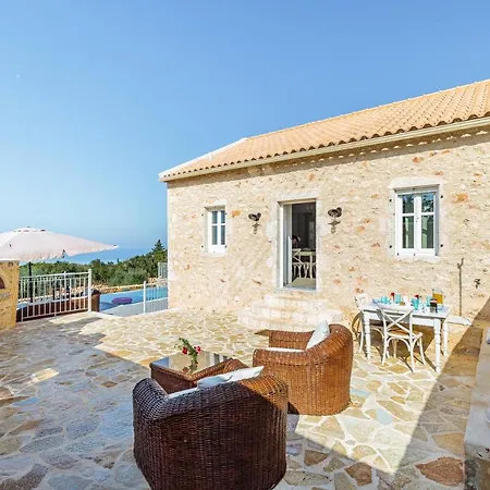 Fiscardo Luxury Stone Alex ,with Sunset View! *