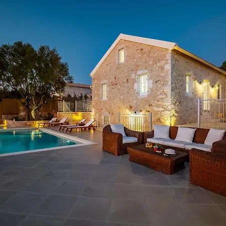 Fiscardo Luxury Stone Alex ,with Sunset View! וילה