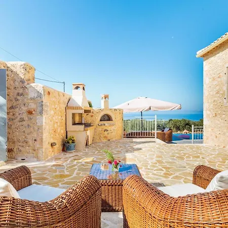 Fiscardo Luxury Stone Alex ,with Sunset View! וילה *
